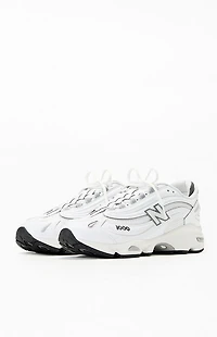 New Balance White & Grey 1000 Shoes