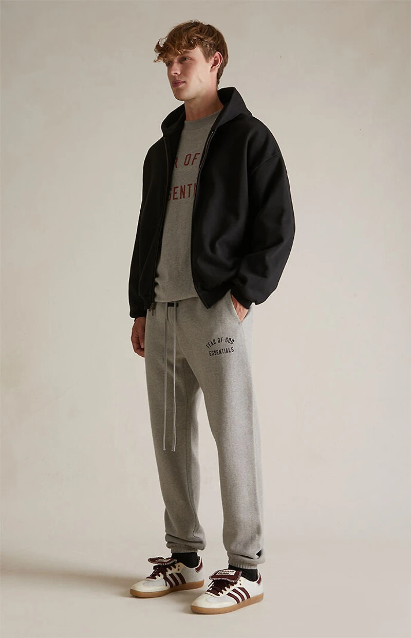 Fear of God ESSENTIALS Dark Heather Oatmeal Classic Sweatpants