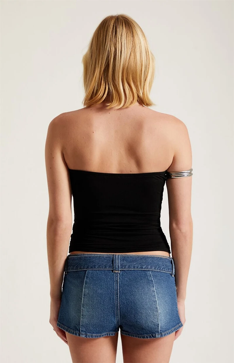 Third Charm Lucy Cowl Cutout Tube Top