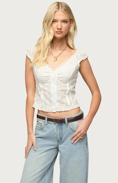 Edikted Dolsy Button Up Top