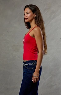 WILD COLLECTIVE Ohio State Sculpt Tank Top