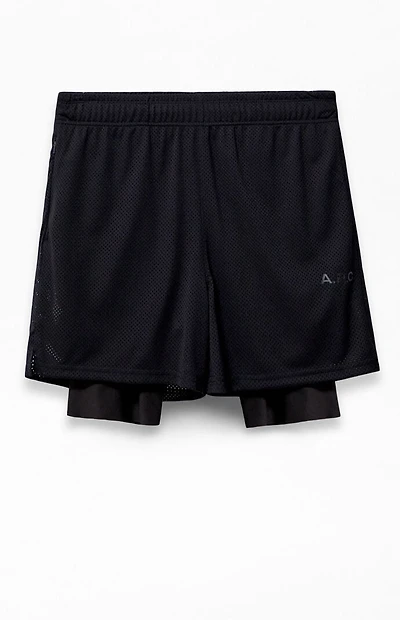 A.R.C. Active Black Mesh 2 1 Shorts