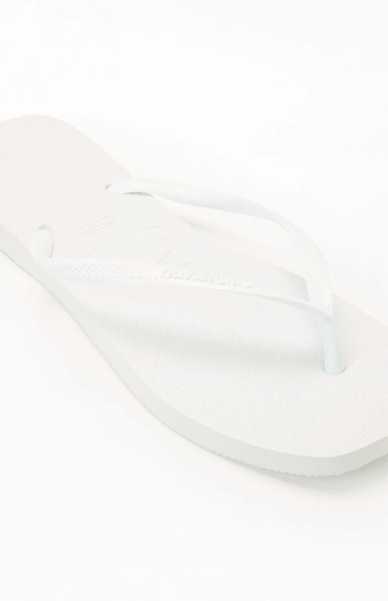 Havaianas Women's White Slim Square Flip Flop Sandals