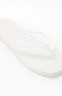 Havaianas Women's White Slim Square Flip Flop Sandals