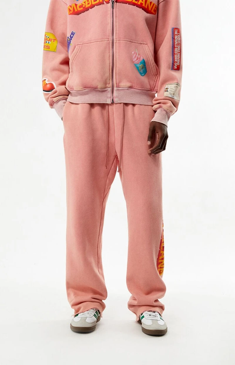 McDonaldland Open Hem Baggy Sweatpants