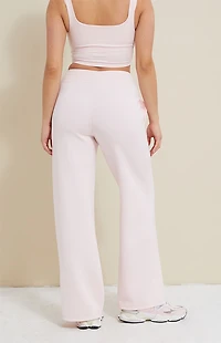 PAC 1980 Active Pink Beau Wide Leg Sweatpants
