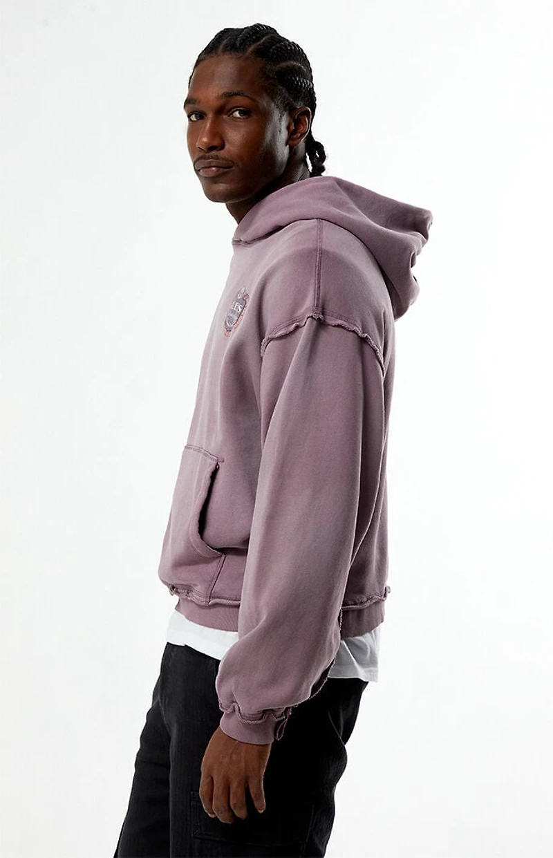 GUESS Originals Purple Classic Boxy Hoodie