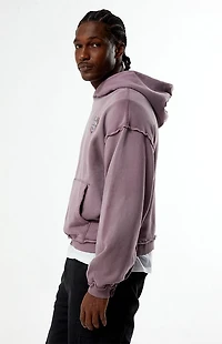 GUESS Originals Purple Classic Boxy Hoodie