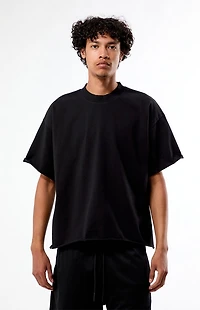 Pacsun Black Heavyweight Cropped T-Shirt
