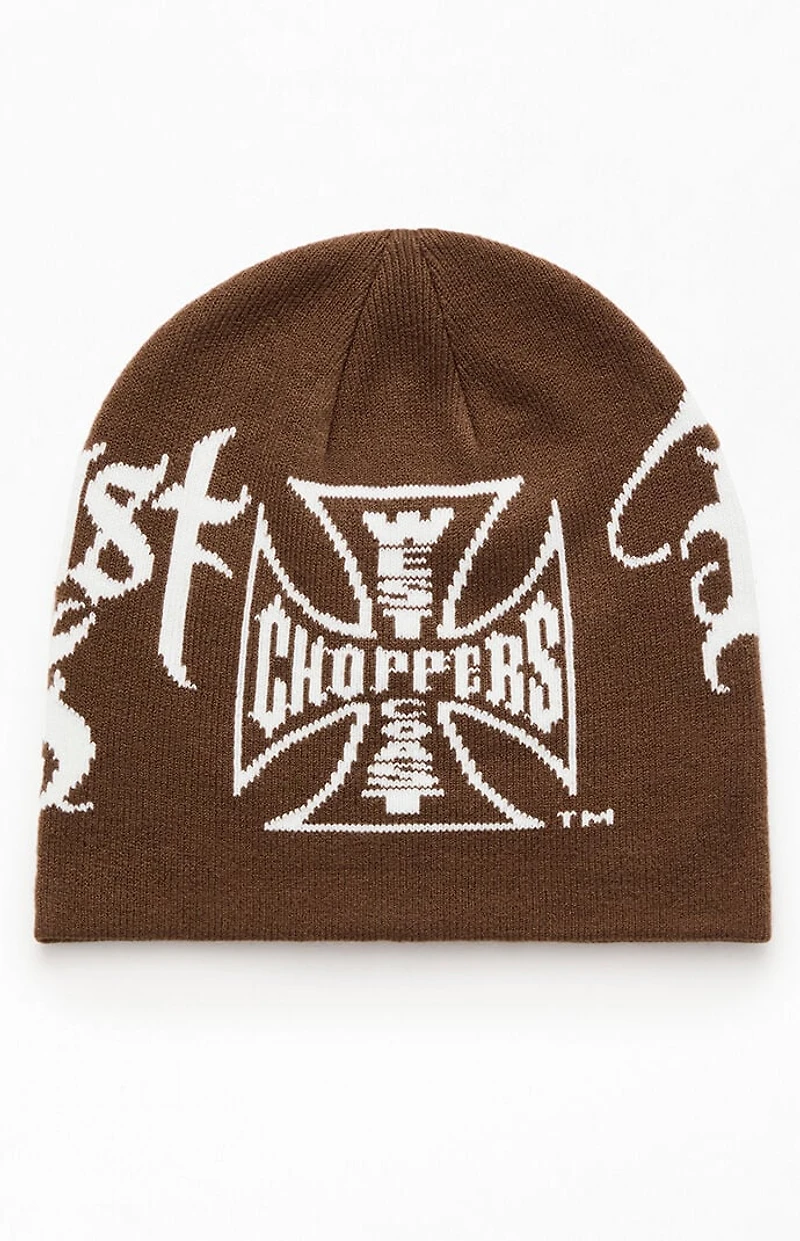 West Coast Choppers Gothic Skullcap Beanie