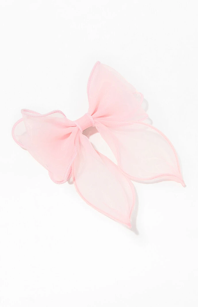 LA Hearts Organza Bow Hair Clip