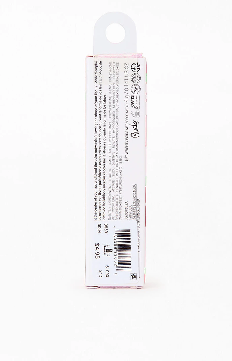 Rude Cosmetics Clear Berry Juicy Lip Gloss