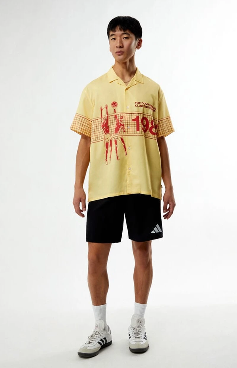 Duvin Design Serving Heat Linen Camp Shirt