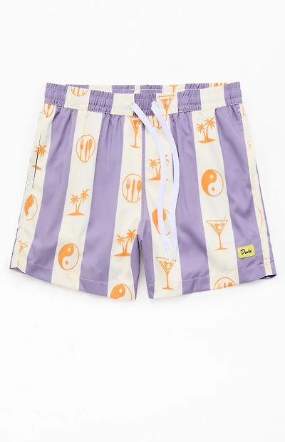 Duvin Design Ying Yang 4" Swim Trunks