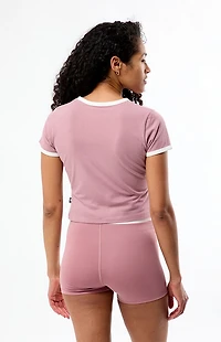 New Balance Linear Heritage Ringer T-Shirt