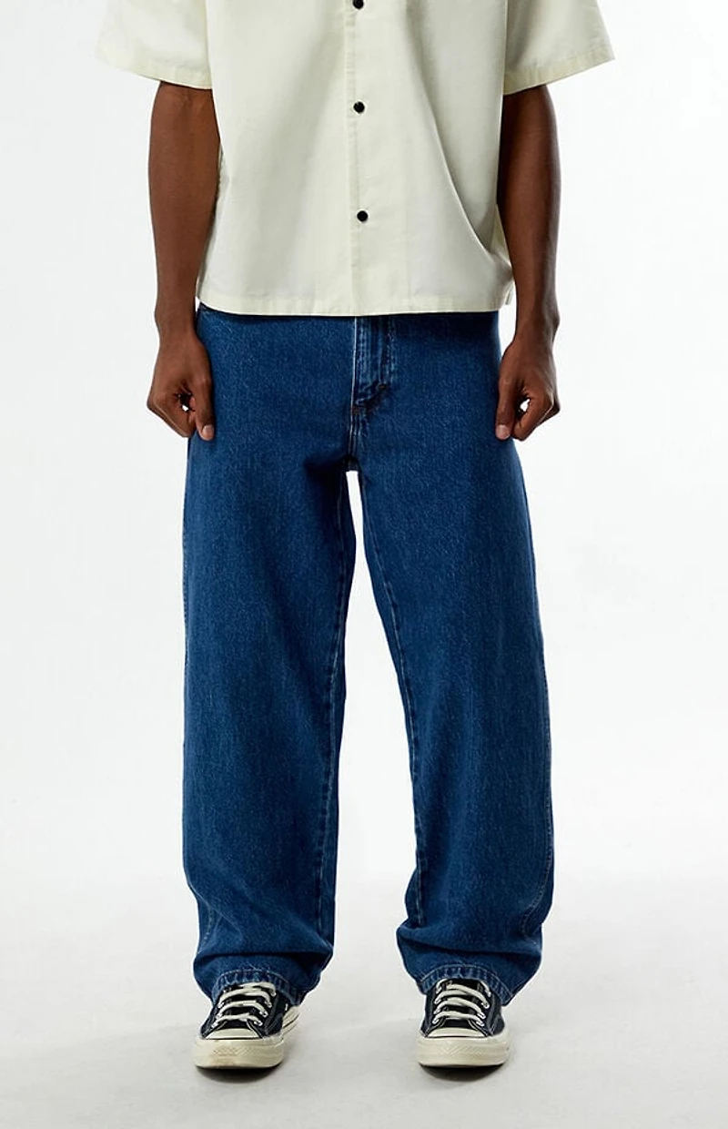 Wrangler Dark Blue Loose Jeans