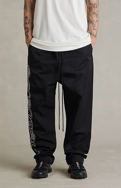 Fear of God ESSENTIALS Vintage Black Active Trace Relaxed Track Pants