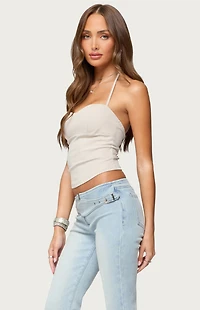 Edikted Jesika Sweetheart Halter Top