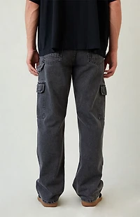 Pacsun Dylan Baggy Jeans Cargo Carpenter Faded Black