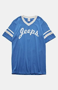 PS VINTAGE 2000s Jeeps V-neck Graphic T-Shirt