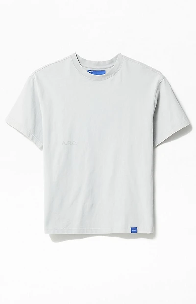 A.R.C. Gray Vintage Wash Heavyweight Cropped Boxy T-Shirt