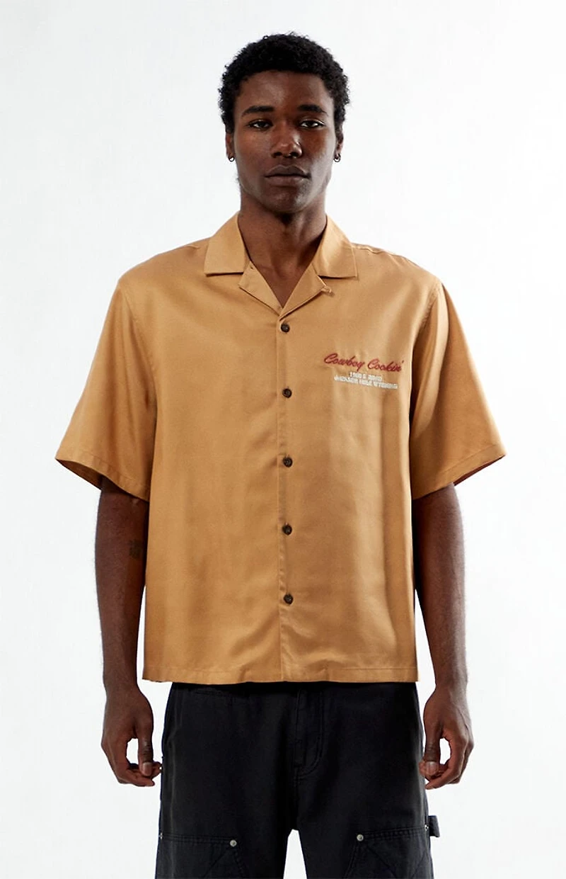 Pacsun Cowboy Cookin' Tencel Oversized Camp Shirt