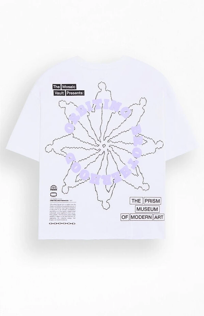 Pacsun Orbiting Connections Cropped Boxy T-Shirt