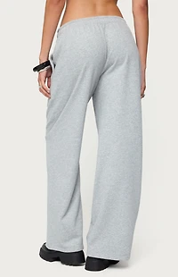 Edikted Lorelle Wide Leg Sweatpants