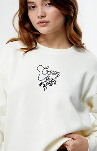 Coney Island Picnic Cowboy Lounge Crew Neck Sweatshirt