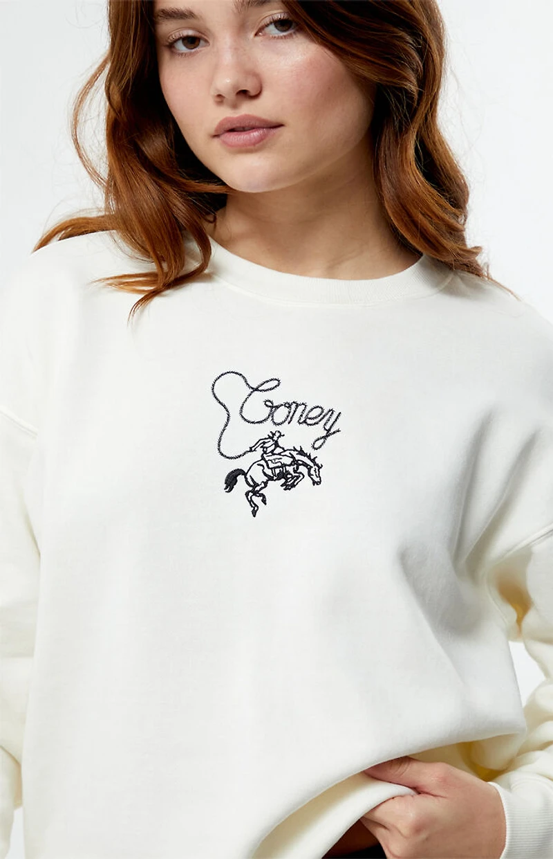 Coney Island Picnic Cowboy Lounge Crew Neck Sweatshirt