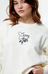 Coney Island Picnic Cowboy Lounge Crew Neck Sweatshirt