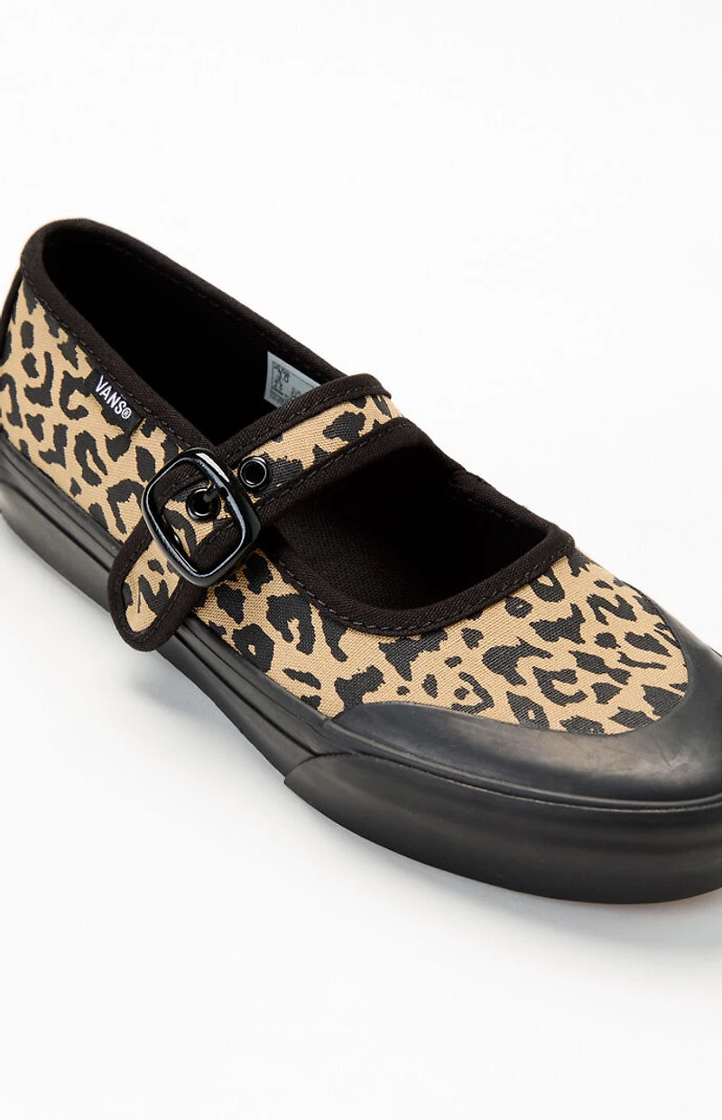 Vans Kids Leopard Mary Jane Shoes