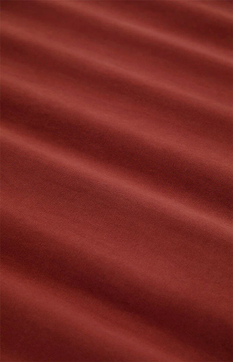 Fear of God ESSENTIALS Crimson Heavy Fleece Full Zip Hoodie