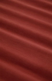 Fear of God ESSENTIALS Crimson Heavy Fleece Full Zip Hoodie