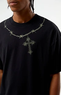 Pacsun Barbed Cross Reverse T-Shirt