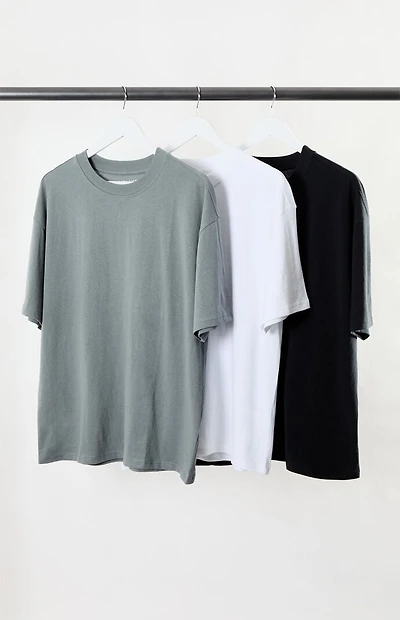 Pacsun 3 Pack Solid Color Oversized T-Shirts