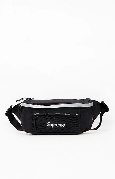 Supreme Black Waist Sling Bag