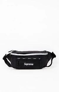 Supreme Black Waist Sling Bag