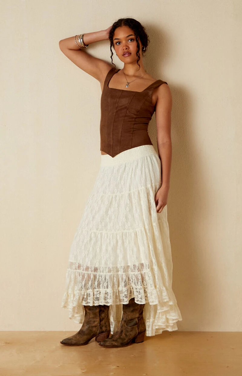 Your Favorite Faux Suede Corset