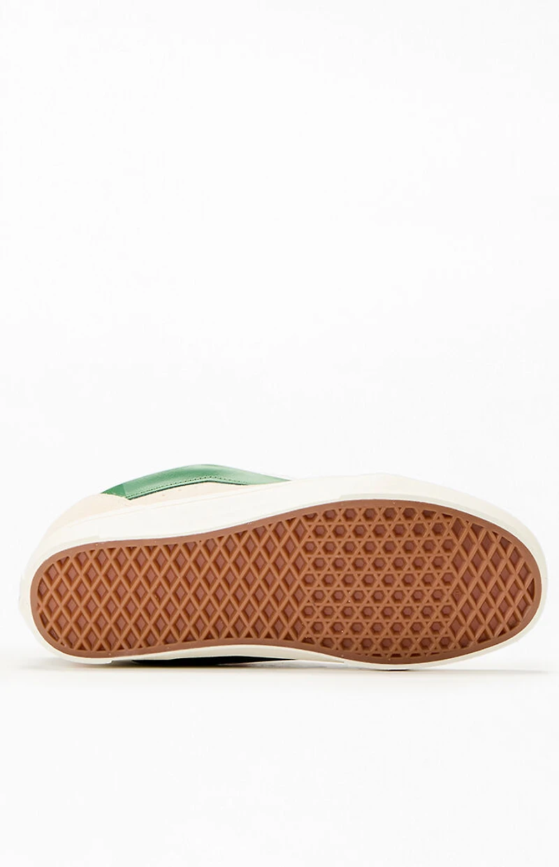 Vans Green & White Knu Skool Shoes