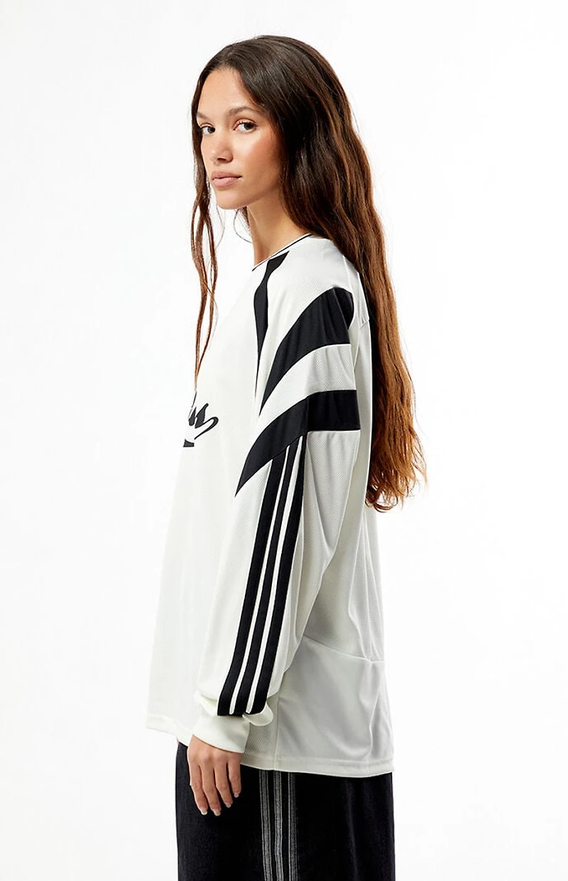 adidas White & Black Her Long Sleeve Jersey