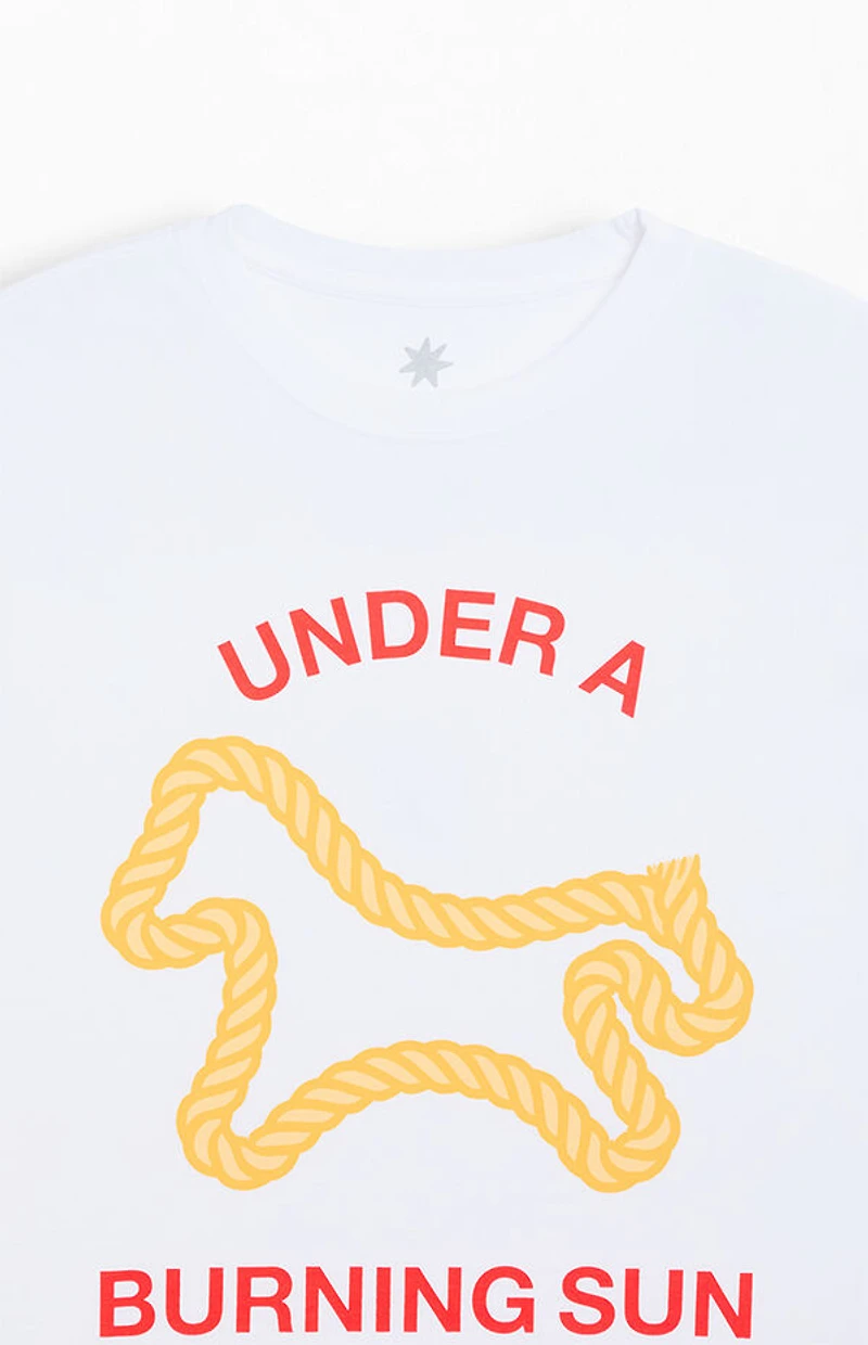 UNDER A BURNING SUN Rope Logo T-Shirt