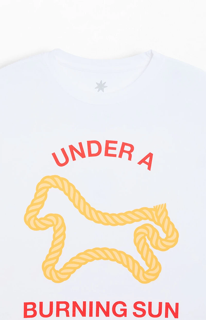 UNDER A BURNING SUN Rope Logo T-Shirt