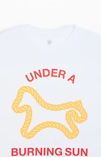 UNDER A BURNING SUN Rope Logo T-Shirt