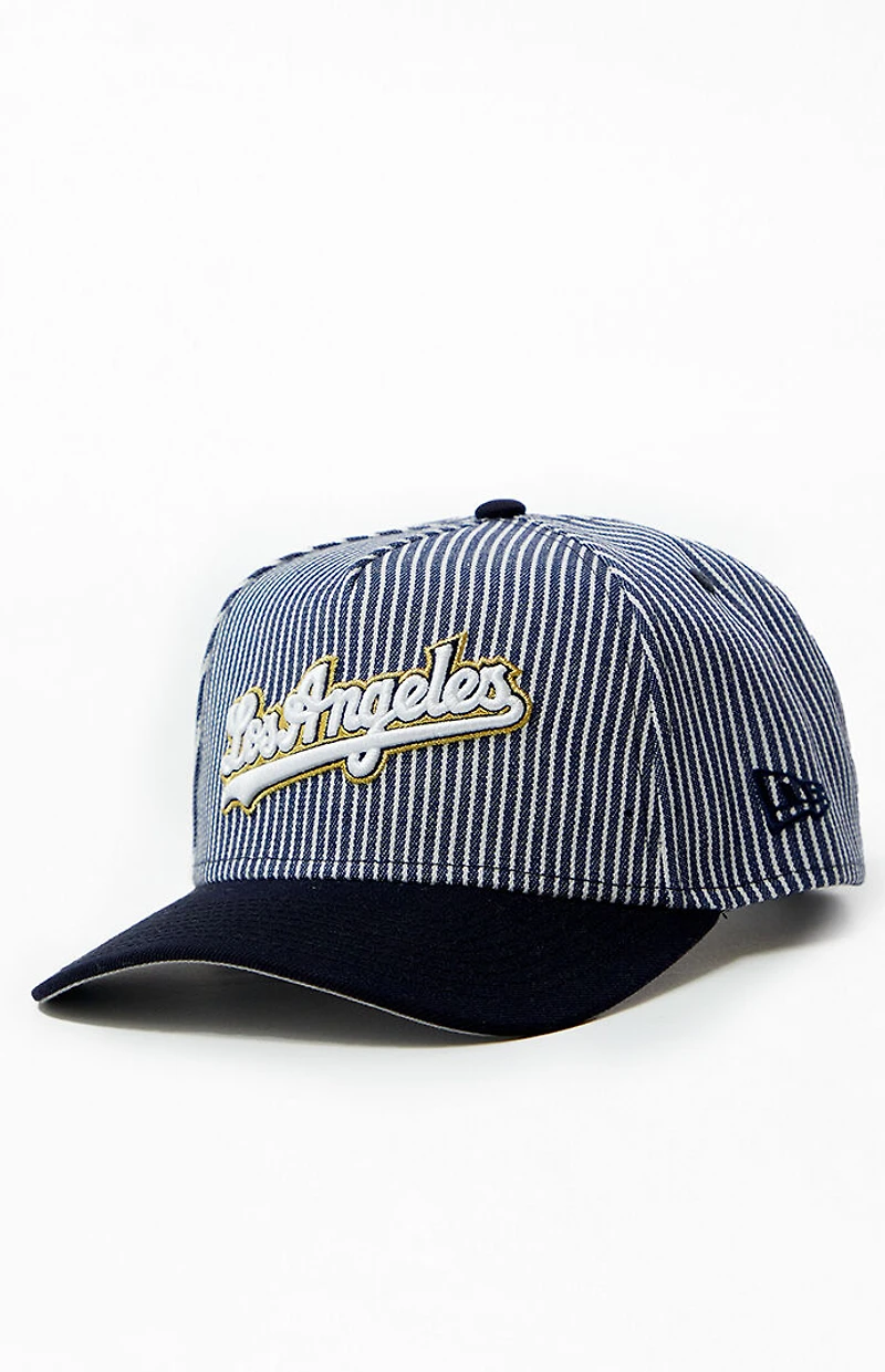 New Era x PS Reserve LA Dodgers Striped Denim 9FORTY Hat