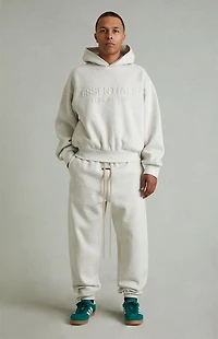 Fear of God ESSENTIALS Heather Oatmeal Classic Fleece Sweatpants