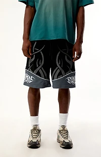 RODMAN BRAND Tribal Mesh Shorts
