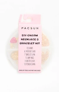 LA Hearts Gold DIY Cham Necklace & Bracelet Kit