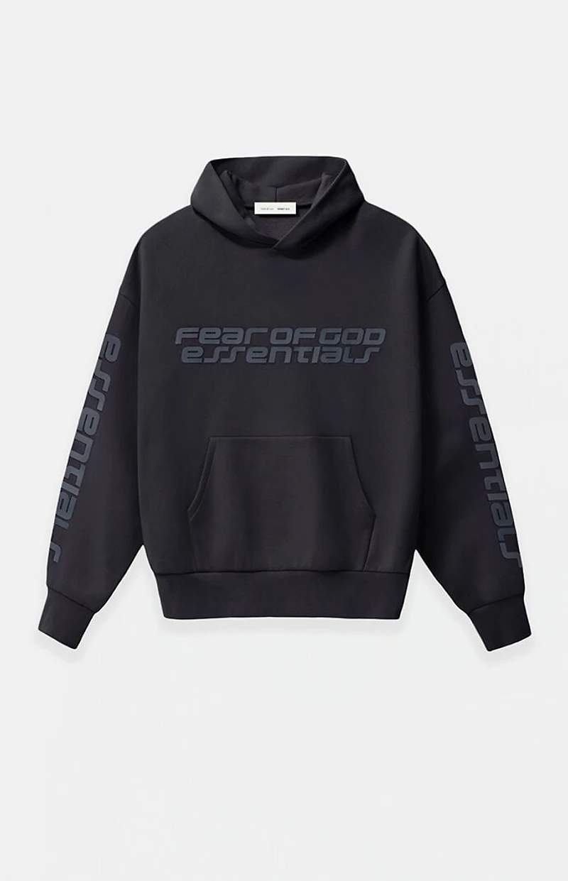 Fear of God ESSENTIALS Vintage Black '90s Fleece Hoodie