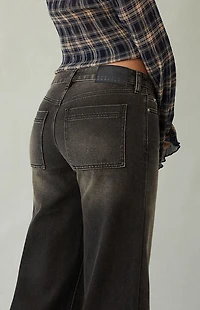 Pacsun Casey Low Rise Baggy Jeans Black Tinted